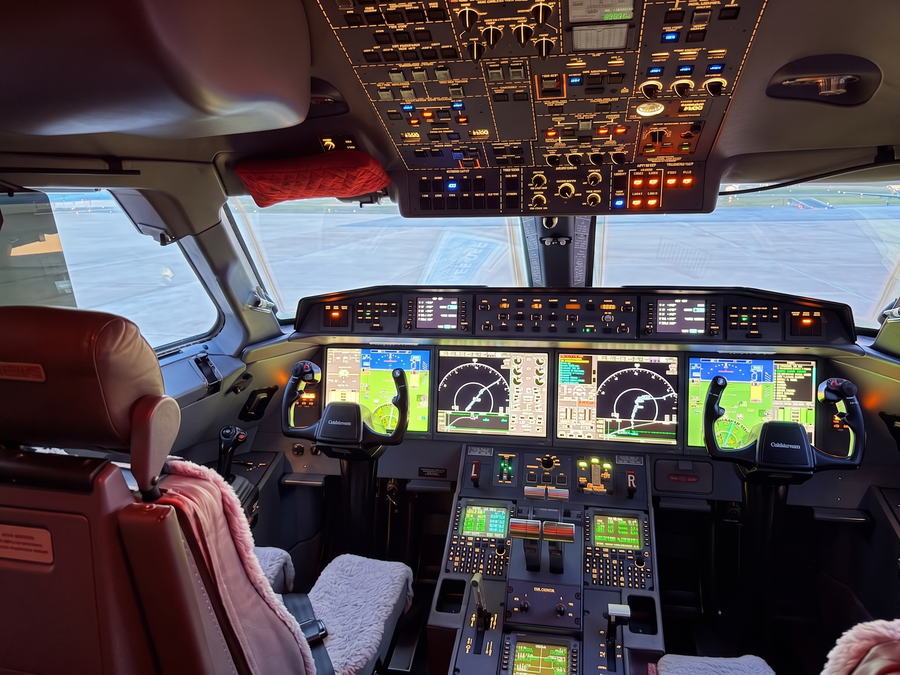 The flight deck.