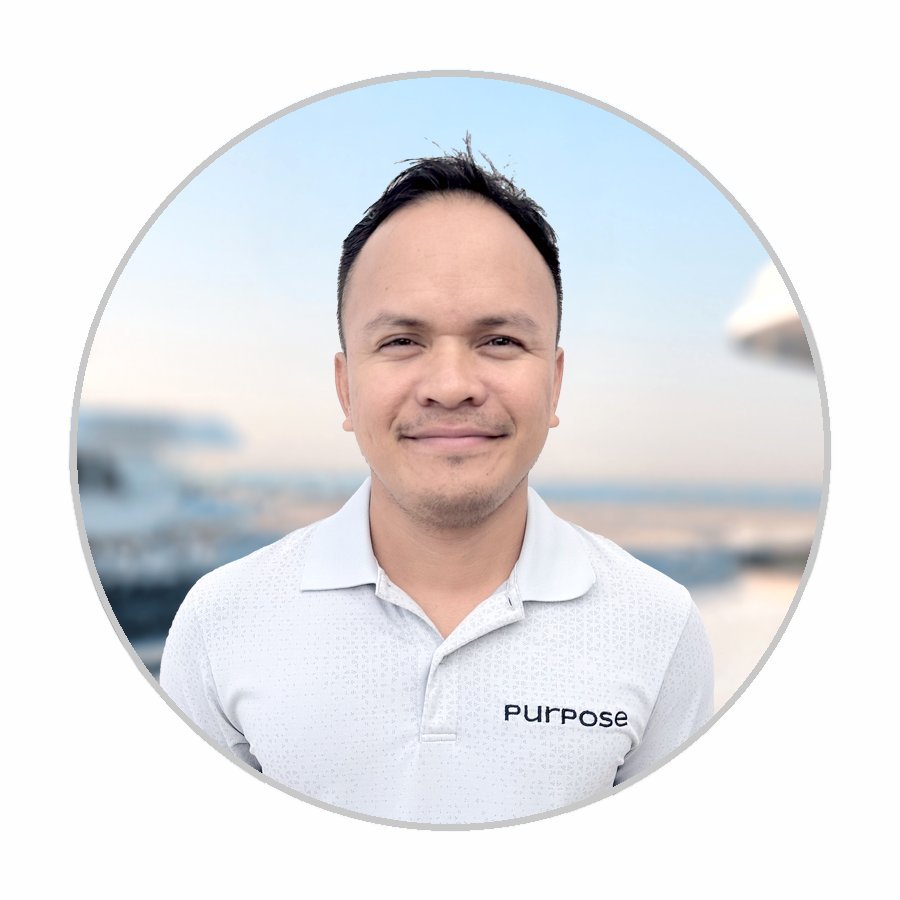 Alex, Third Engineer aboard M/Y Purpose.