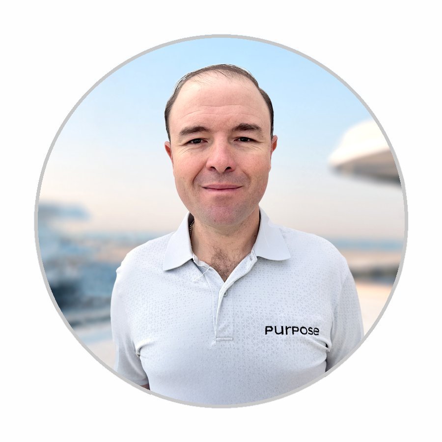 Brandon, Relief Captain and Chief Officer aboard M/Y Purpose.