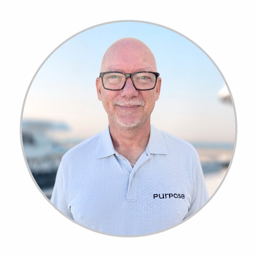 Jean-Marc, Captain aboard M/Y Purpose.