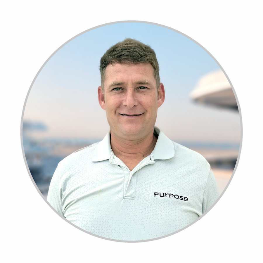 Ryan, Deckhand aboard M/Y Purpose.