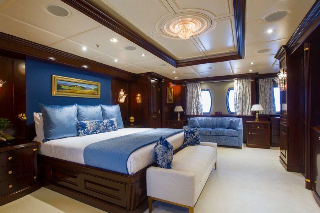 The master stateroom.